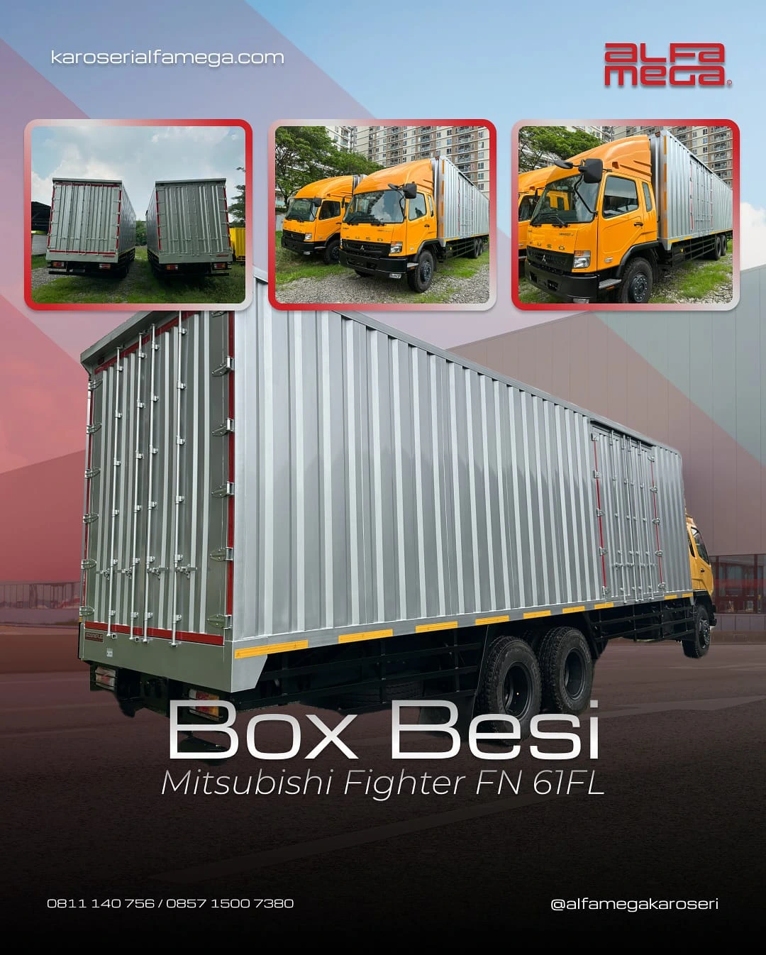 Mitsubishi Fuso Fighter FN 61 FL: Truk 9 Meter Terbaik untuk Angkutan Berat